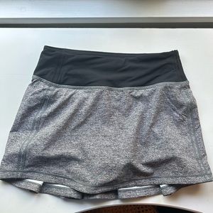 gray lululemon skirt size 0